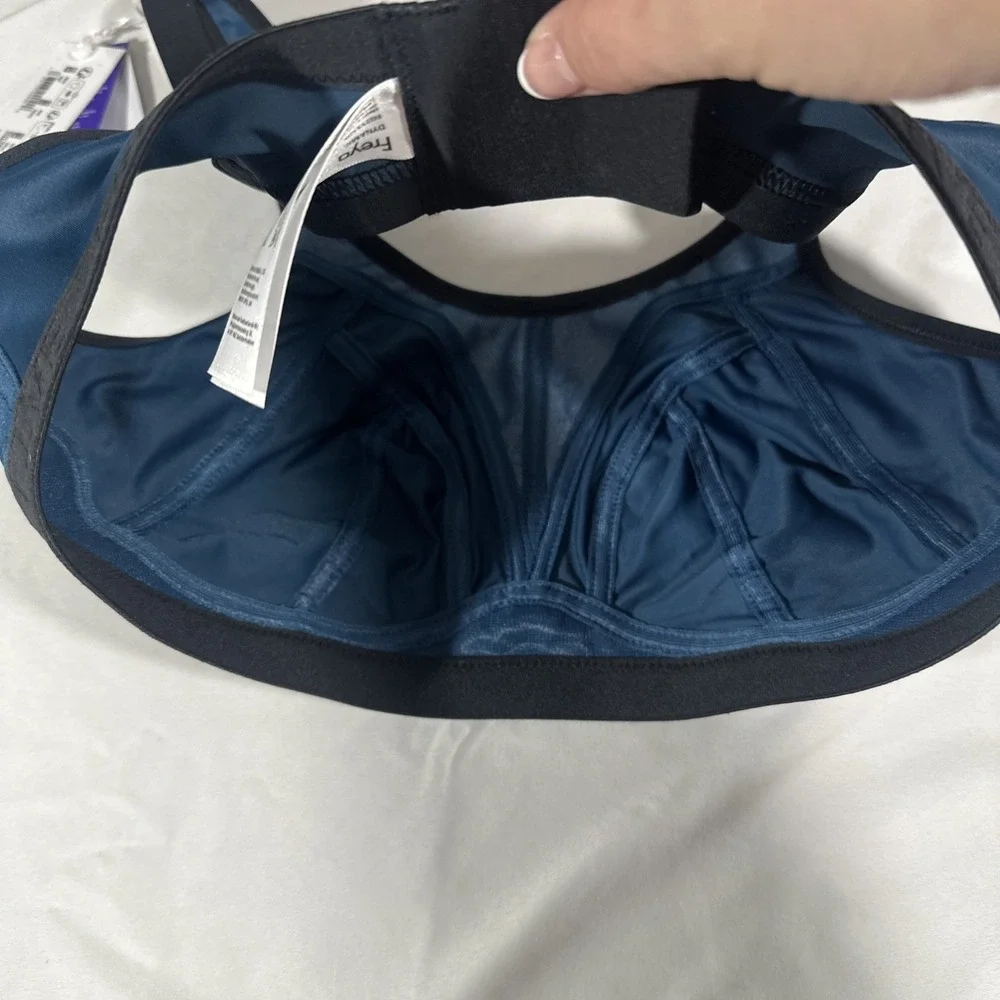 NWT $70 Freya Active [‎ 30DD ] Dynamic Wire-free Sports Bra in Teal #7002